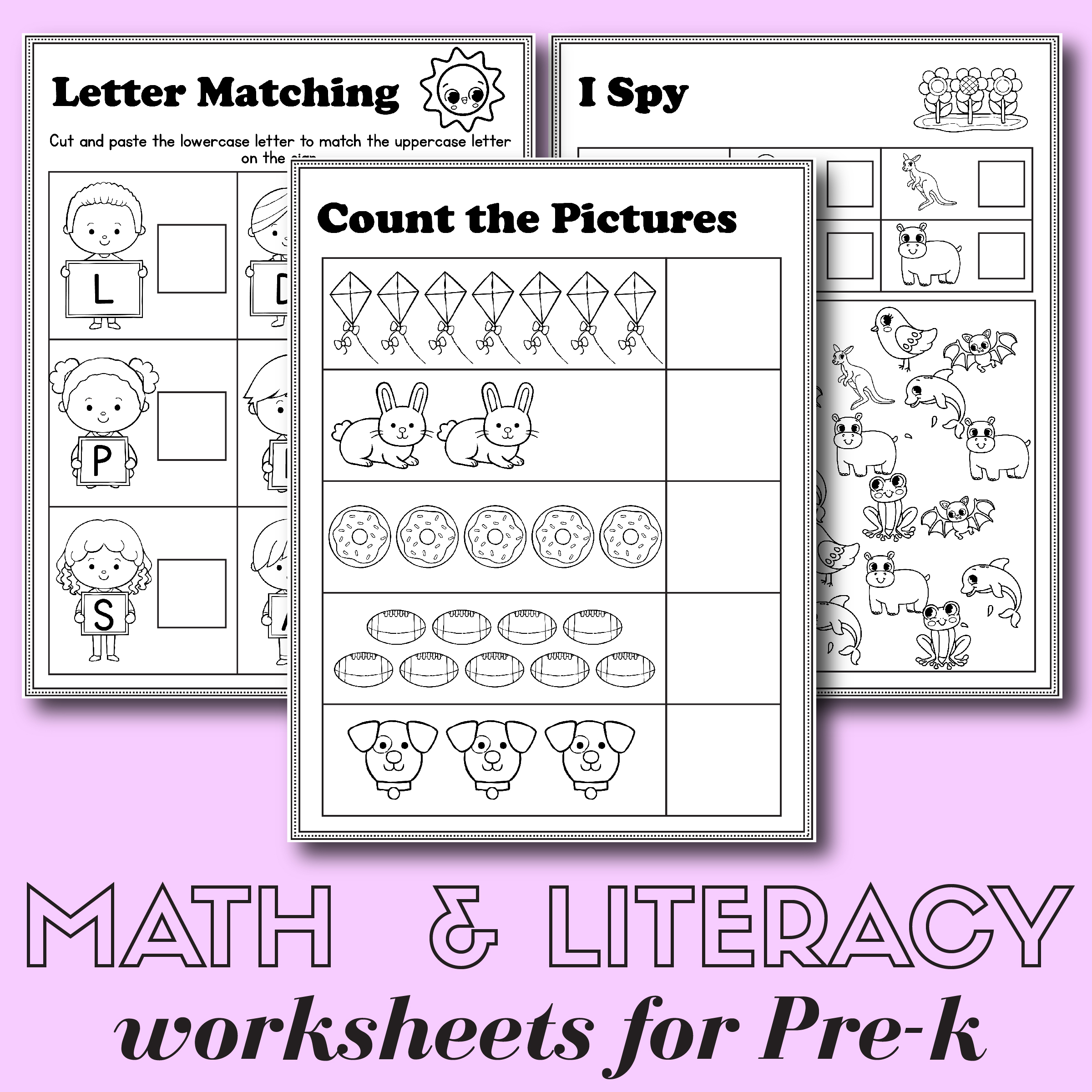 Math And Literacy Facebook Bw Coloring Book Mathematics