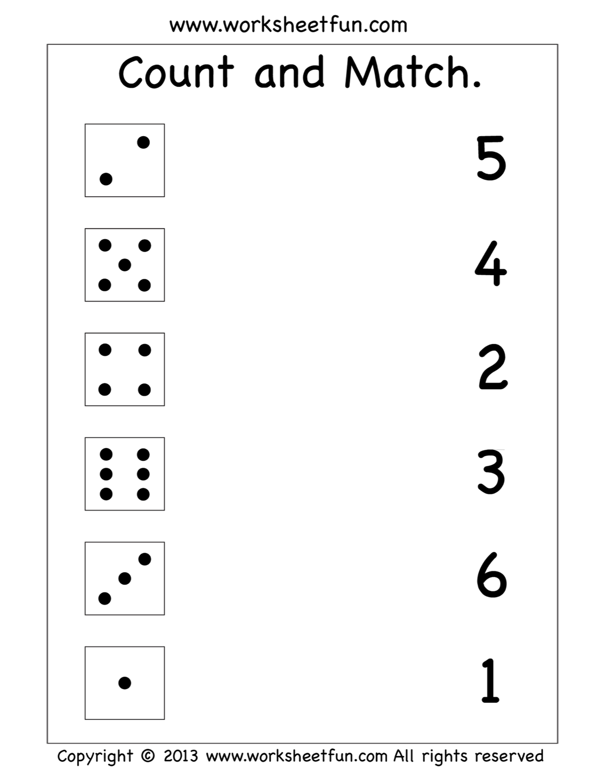 math kindergarten homework