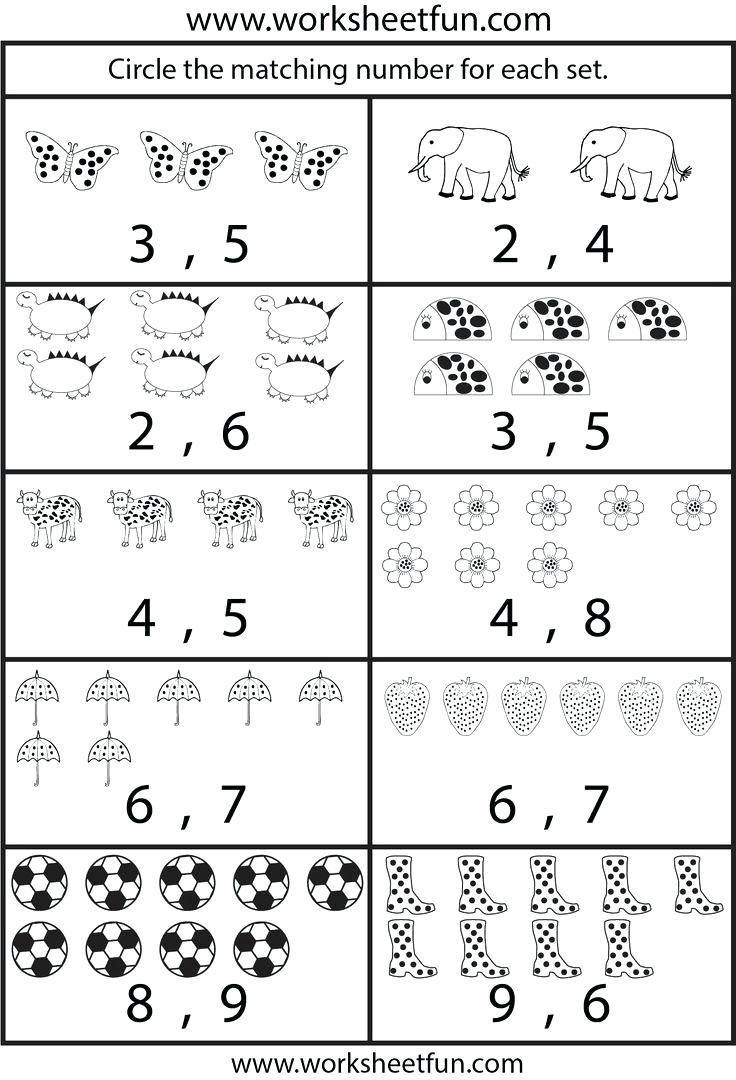 Math Worksheet ~ Kindergarten Readiness Worksheets Printable