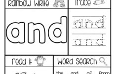 Math Worksheet : Preschool Worksheet Sight Words To Free