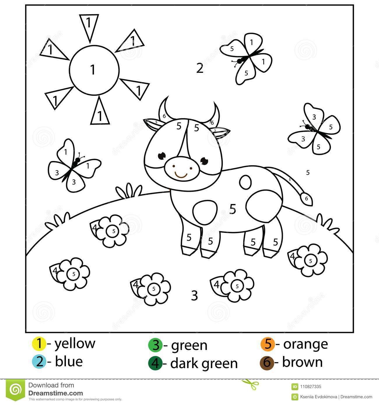 Math Worksheets For Kids Free Printable Preschool Coloring