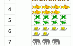 Mathematics Preschool Worksheets Kindergarten Math Match It