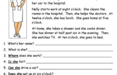 Nelly The Nurse - Reading Comprehension - English Esl