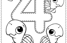Number 4 - Preschool Printables - Free Worksheets And