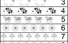 Number Chart 1-10 | Kindergarten Math Lesson Plans