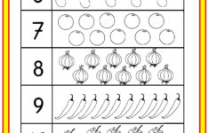 Number Count And Color 6-10 Worksheet | 1. Sınıf Matematik