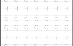 Number Worksheets For Children | Tracing Worksheets