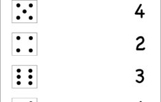 Numbers – Count And Match / Free Printable Worksheets