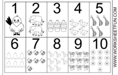 Picture Number Chart 1-10 | Numbers Preschool, Free