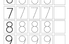 Practice Writing Numbers Worksheet - Free Kindergarten Math