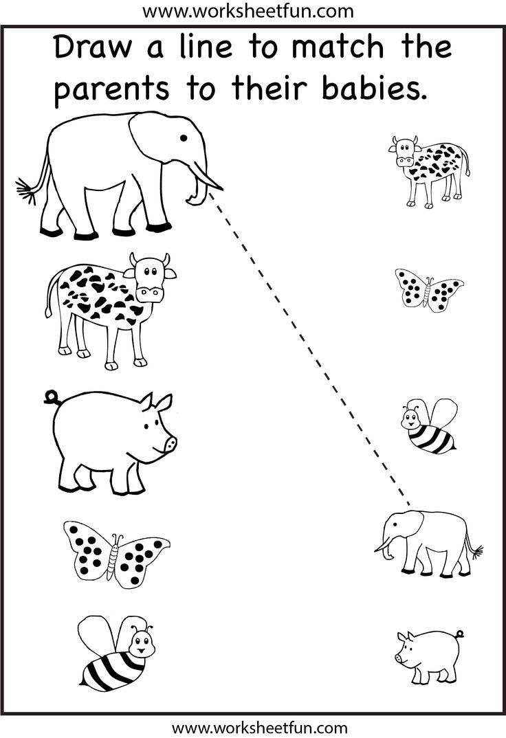 Preschool Matching Printable Worksheet | Fun Worksheets For