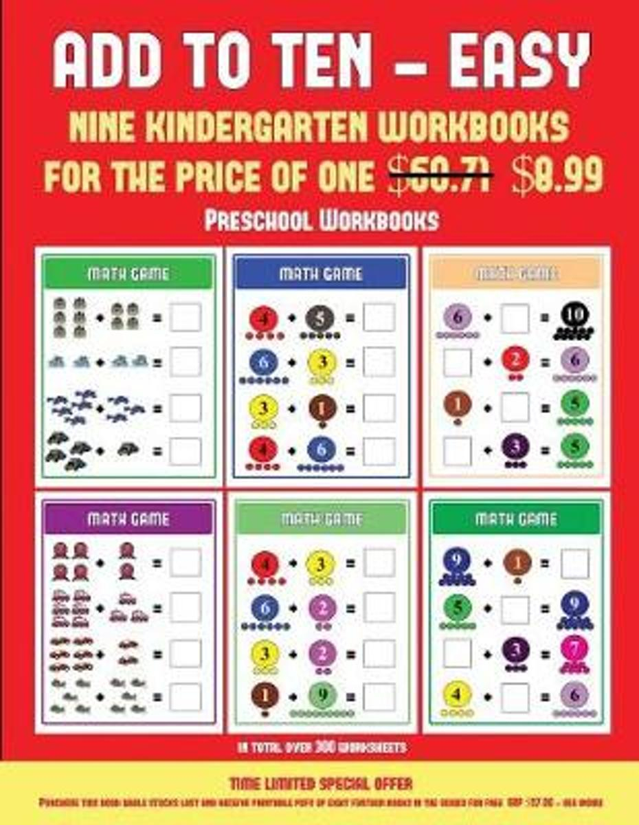 Preschool Workbooks (Add To Ten - Easy)