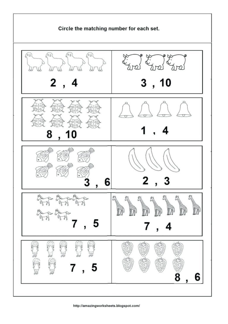 Preschool Worksheets Age Printable And Activities Free | Preschool ...