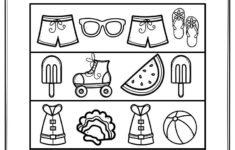 Preschool Worksheets Summer Same Or Different - The Keeper