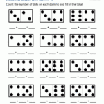 Printable Kindergarten Math Worksheets Domino Addition For