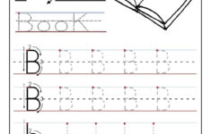 Printable Letter B Tracing Worksheets For Preschool | Letter