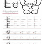 Printable Letter E Tracing Worksheets For Preschool