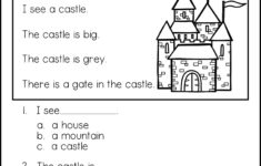 Printable Readingksheets For Kindergarten Free English Pdf