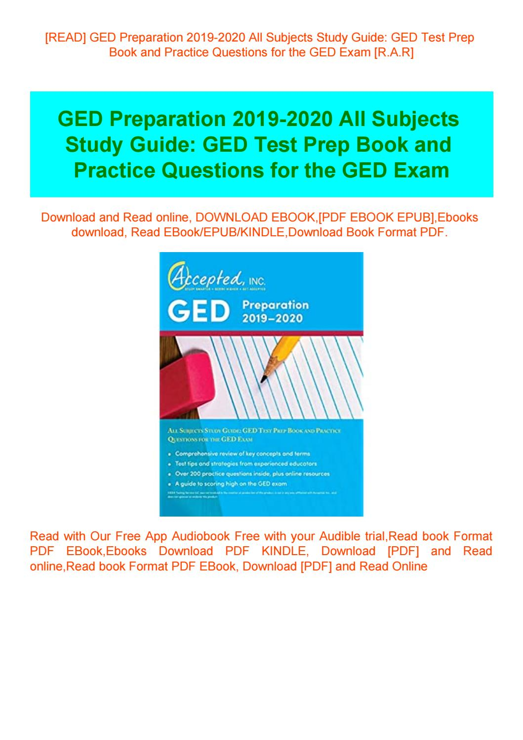 Download Free Ged Practice Book Preschool Worksheets