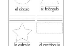 Spanish Worksheets For Kindergarten | Basic Shapes In