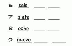 Spanish Worksheets For Kindergarten | Spanish Number