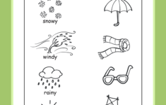 The Weather Activity Worksheets For Preschool Children