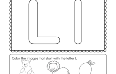 This Is A Cute Letter L Worksheet For Kindergarteners. Kids