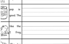 This Is A Free Kindergarten Writing Worksheet That Students