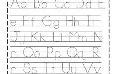 Traceable Alphabet Worksheets A-Z In 2020 | Alphabet