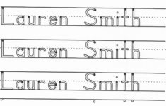 Printable Name Tracing Worksheet