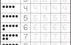 Tracing Numbers 1-10 Worksheets | Preschool Worksheets