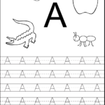 Tracing The Letter A Free Printable | Tracing Worksheets