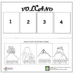Volcano Sequencing Worksheet For Kids | Sequencing