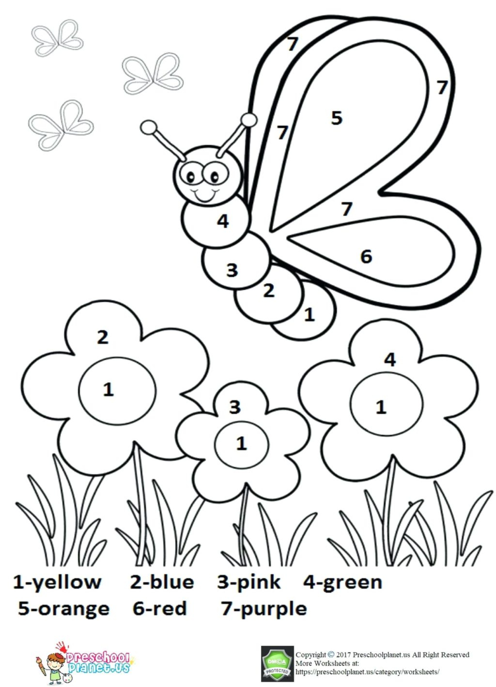 Preschool Color Worksheets Free Printables