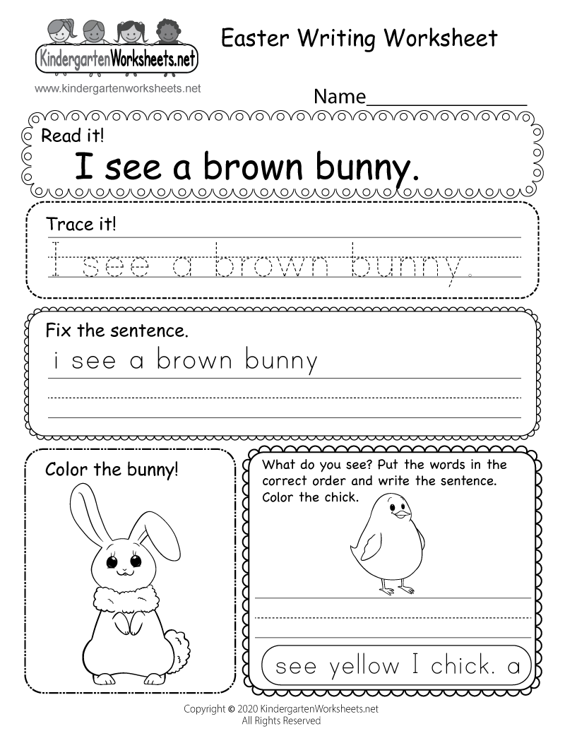 Worksheet ~ Easter Writing Worksheet Printable Outstanding