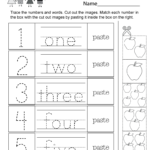 Worksheet ~ Number Worksheets For Preschool To Print Kids
