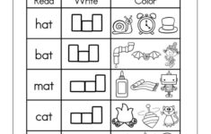 Worksheet On Three Letter Words | Three Letter Words, Letter