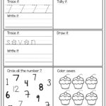Worksheet ~ Pre Kindergarten Worksheets Printables Photo