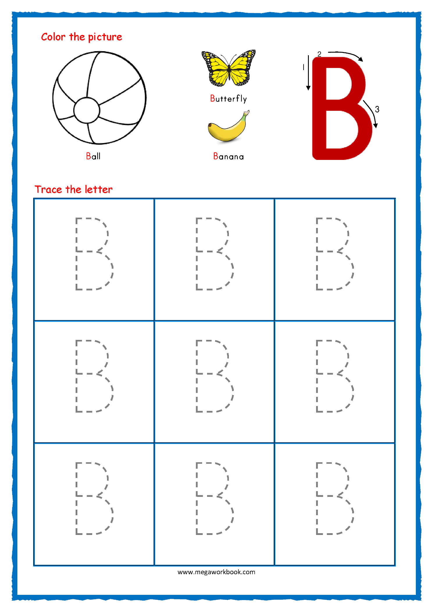 Worksheet ~ Worksheet Capital Letter Tracing With Crayons 02