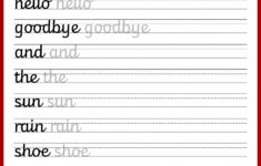 Worksheets : Follow Recent Post Sharing Some Non Cursive