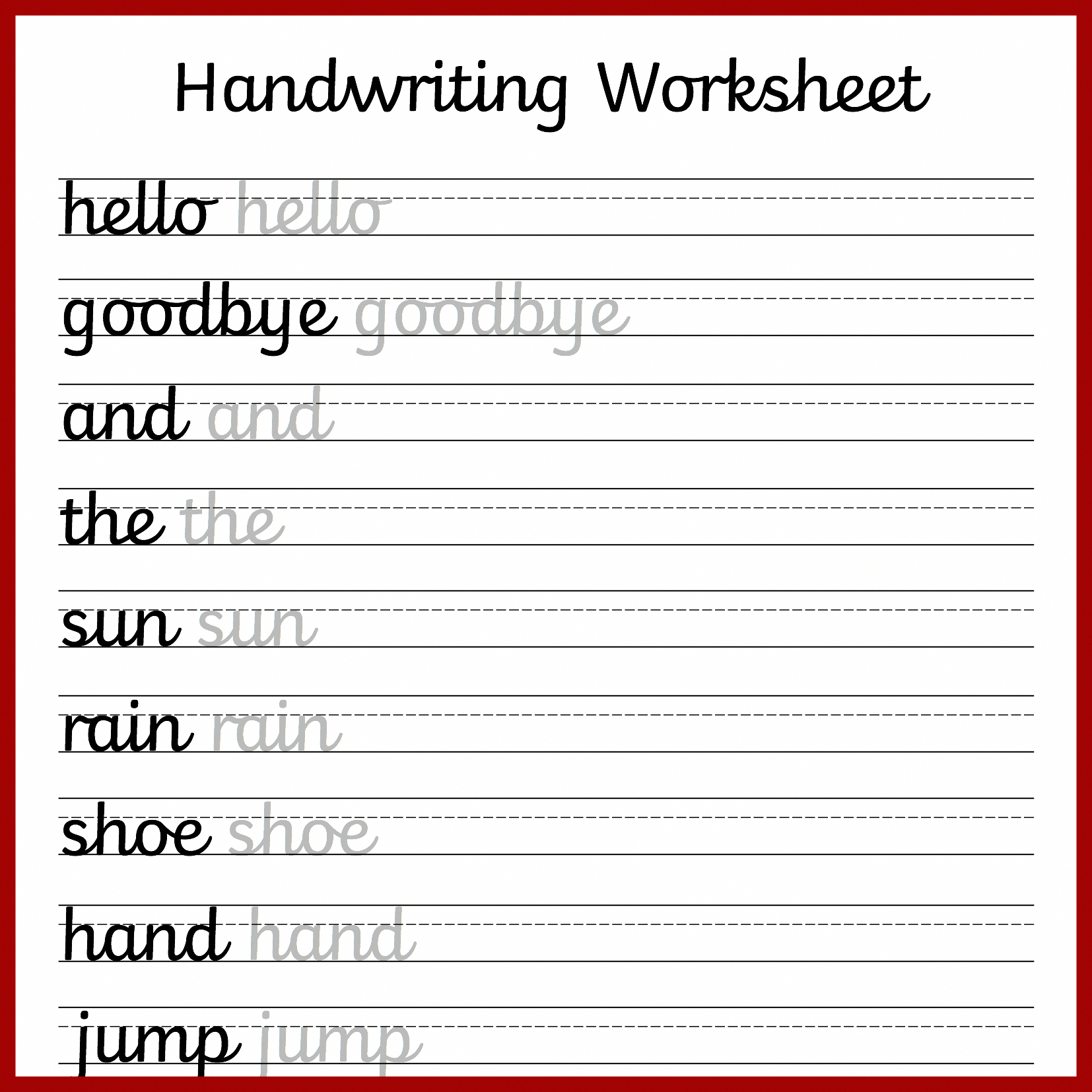 Worksheets : Follow Recent Post Sharing Some Non Cursive