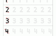 Writing Numbers Worksheets Write The Numbers 1 To 5