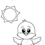 Yellow Coloring Worksheet For Kindergarten Page Easy Tracing