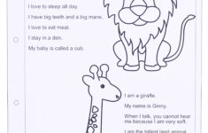 Zoo Animals Worksheet - This Worksheet Is Designed To Teach
